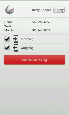 Call Log Protector android App screenshot 4